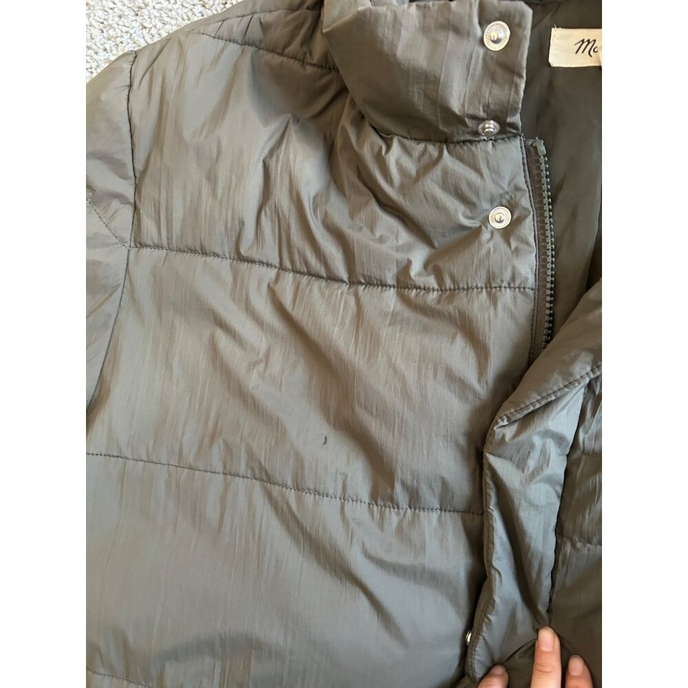 Madewell Men's XL Quilted Puffer Jacket Cargo Green - Picture 8 of 12